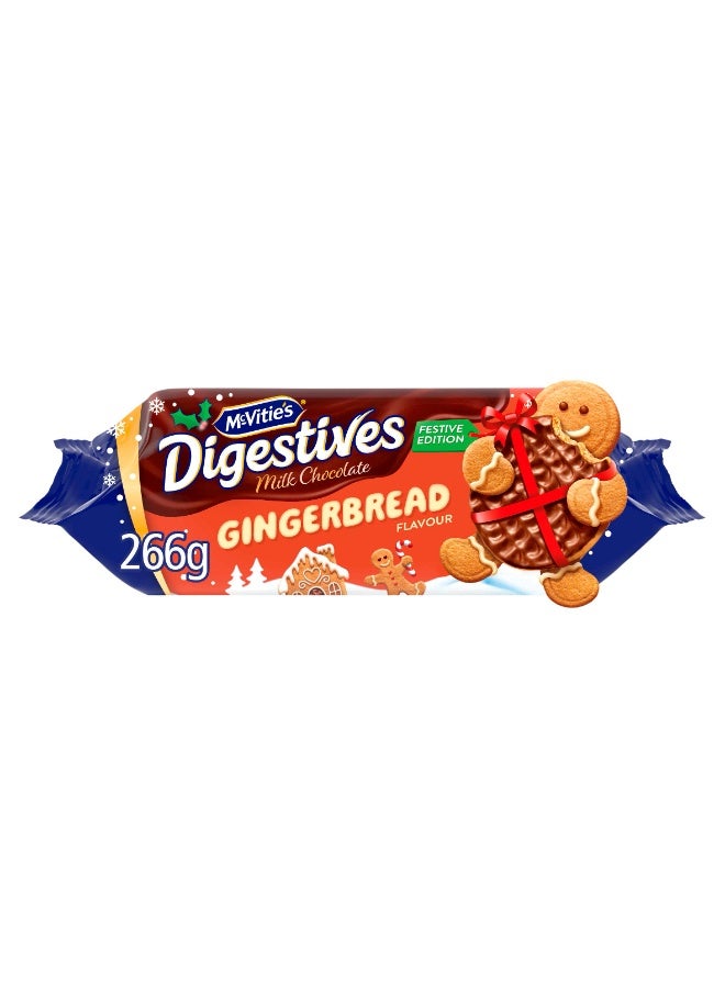 Mcvities Gingerbread Choc Digestives Biscuits 266g - Image 1