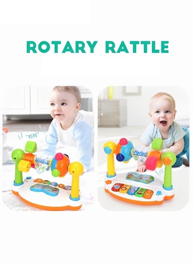 ميكسد لعبة موسيقية للأطفال ، لوحة مفاتيح موسيقية ، مجموعة البيانو ، لعبة تعليمية مضيئة ، ألعاب مونتيسوري التعليمية المبكرة للأطفال الصغار ، أعياد ميلاد الأولاد والبنات - Image 2