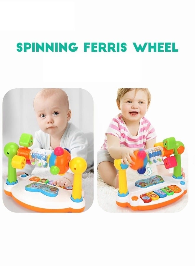 ميكسد لعبة موسيقية للأطفال ، لوحة مفاتيح موسيقية ، مجموعة البيانو ، لعبة تعليمية مضيئة ، ألعاب مونتيسوري التعليمية المبكرة للأطفال الصغار ، أعياد ميلاد الأولاد والبنات - Image 3