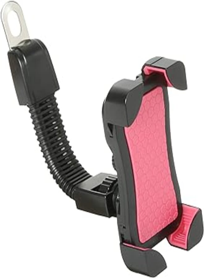 OR Waterproof Bike Phone Holder for Motorcycle - 360° Adjustable Universal - JS-012 - Yellow - JS-030 Dark Red