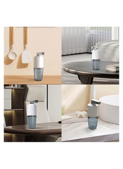 SYOSI Portable Automatic Mouthwash Dispenser, Rechargeable Mouth Wash Pump Cup Digital Display Mouthwash Container Bottle, with 4-Level Dispensing Power, Smart Touch Control for Bathroom Caravans Travel  - Image 4