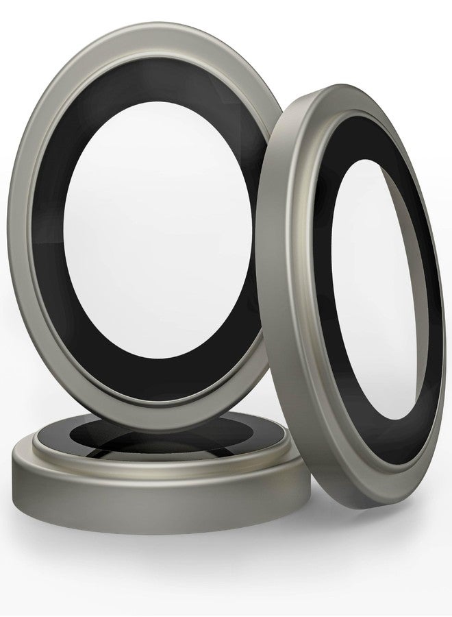 GHOSTEK حامي عدسة الكاميرا من غوستيك زجاج مقسى، صلابة 9H، مقاوم للخدوش، مضاد لبصمات الأصابع، سهل التركيب، غطاء كاميرا شفاف عالي الدقة لآبل آيفون 15 برو وآبل آيفون 15 برو ماكس (تيتانيوم) - Image 2