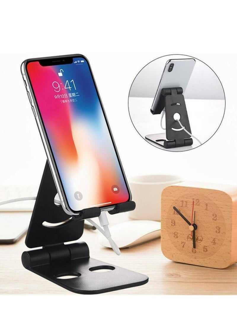ELTRAZONE Universal Adjustable Mobile Phone Holder Stand Desk Swivel Foldable Portable NEW - Image 1