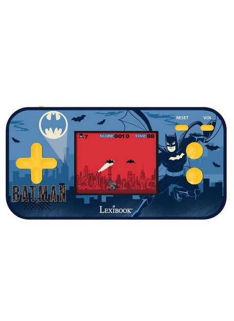 Batman Compact Cyber Arcade Portable Console, 150 Games, Lcd Color Screen, Battery Operated, Black/Blue, Jl2367Bat