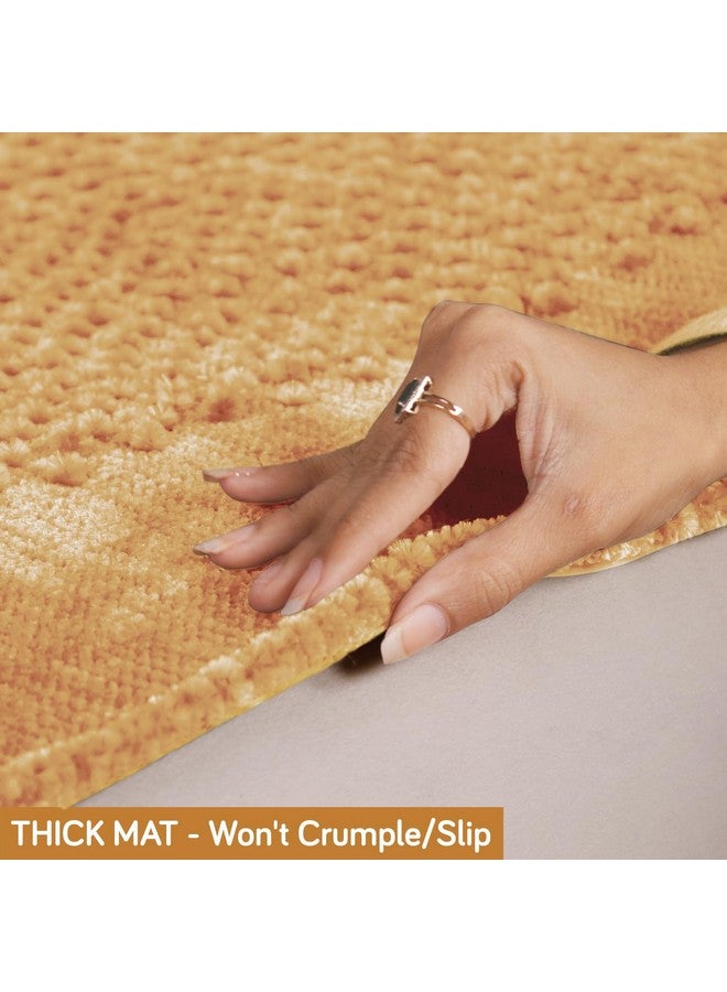 HOKIPO أغطية أرائك سميكة مصنوعة من قماش المخمل من هوكبو لمقاعد 1/2/3 وأريكة على شكل L. اصنع مجموعة أغطية الأرائك الخاصة بك، طول السجادة 60(D) × 90(L) سم، كريمي فاتح (In-755-Bcrm) - Image 2