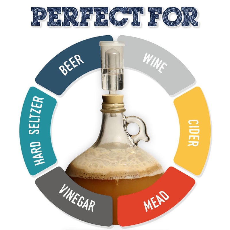 Fermentaholics Fermentation Rubber Stoppers Drilled Bungs For Use With Airlock (#6 Rubber Stopper - 4 Pack) - Image 3