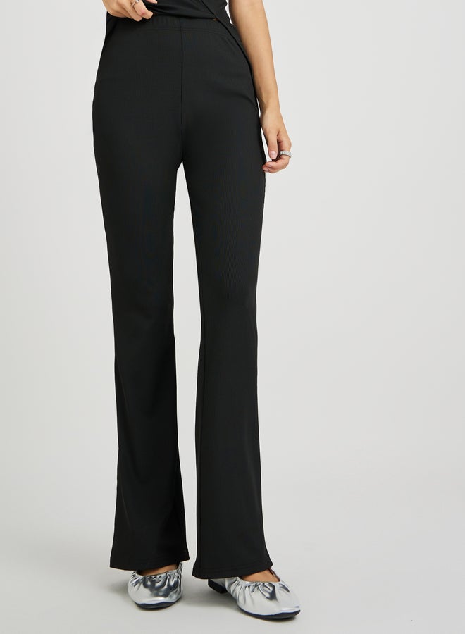 Take Two Take Two Asymmetrical Hem High Neck Top and Pants Set  - Image 5