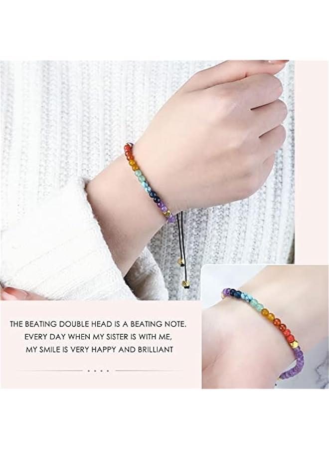 Arabest Valentines Day Gifts For Mom Bracelets Gifts for Big Soul Sister Bonus Mom Grandma Daughter Mother in law Thanksgiving Mothers Day Gifts for Women  - Image 2