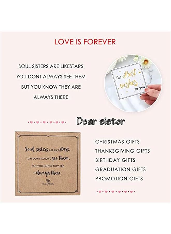 Arabest Valentines Day Gifts For Mom Bracelets Gifts for Big Soul Sister Bonus Mom Grandma Daughter Mother in law Thanksgiving Mothers Day Gifts for Women  - Image 5
