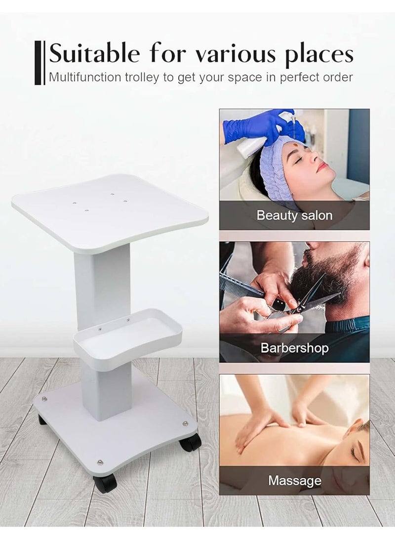 Meishida Hydra Facial Machine Beauty Cart Rolling Trolley Stand Lockable Wheels 360° Free Rotation for Beauty Clinic Salon Spa Equipment  - Image 5