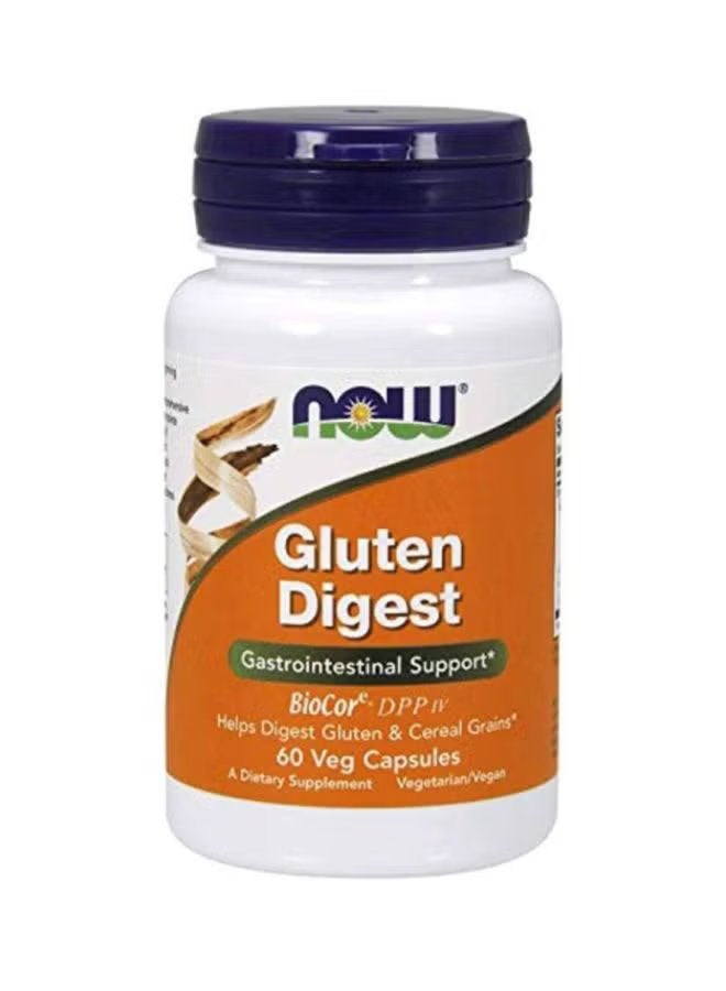 Now Foods Gluten Digest Dietary Supplement - 60 Capsule - Image 5