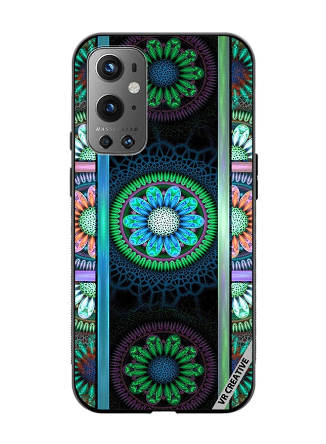 VR CREATIVE Protective Case Cover For OnePlus 9 Pro Flower Design Multicolour - Image 1