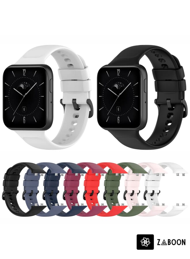 Zaboon سوار ساعة OPPO Watch 3 بلون صلب من السيليكون الناعم - Image 3