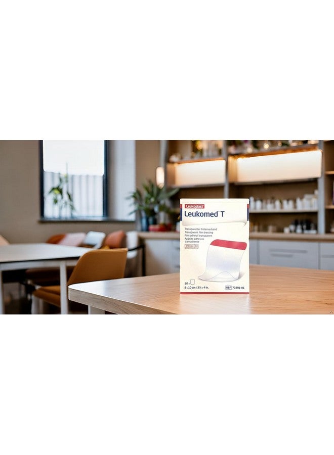 Exhale Leukomed T (10cm x 12.5cm) Transparent film dressing Films Medical Dressing (Pack of 10) - Image 2