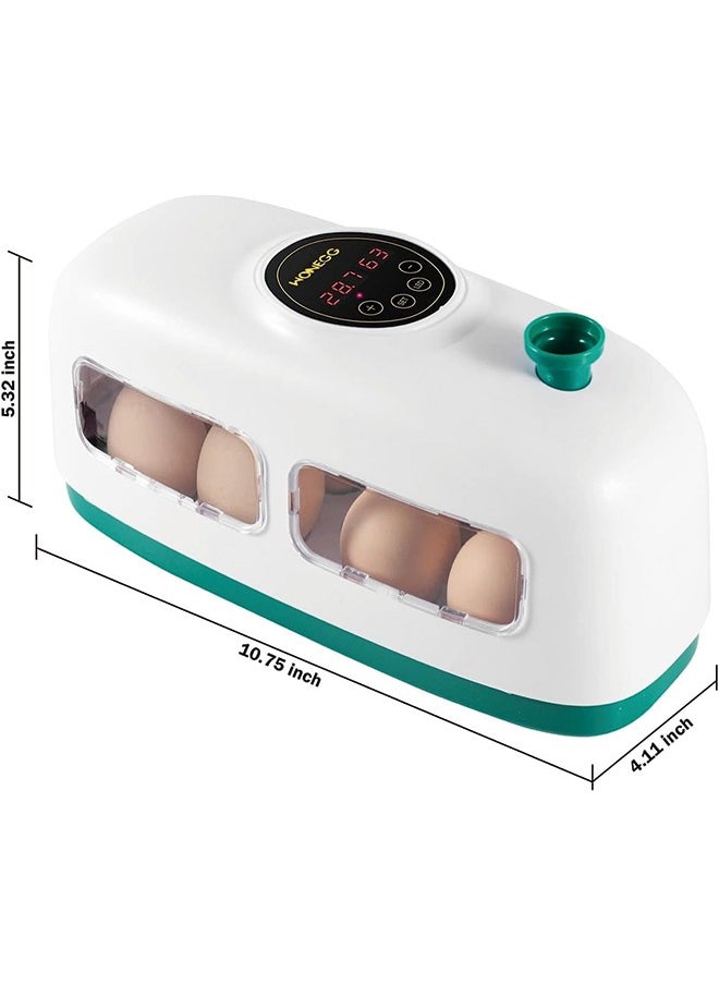 Generic - Egg Incubator, 8 Eggs Poultry Hatcher with Humidity Temperature Control, Led Candler and Display, Mini Chicken Incubator for Hatching Chicks, Quail Duck Goose Bird Turkey Eggs - Image 1