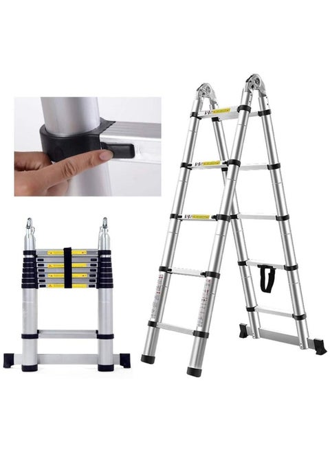 Folding ladder with a height of 3.8 meters