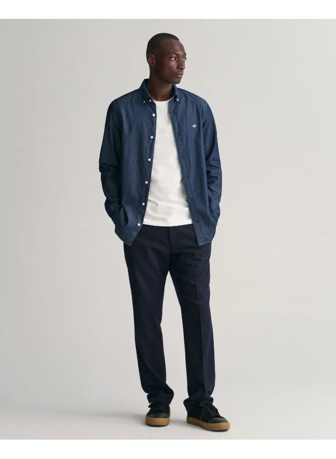 Gant  Gant Slim Indigo Shirt for Men | Best Price UAE