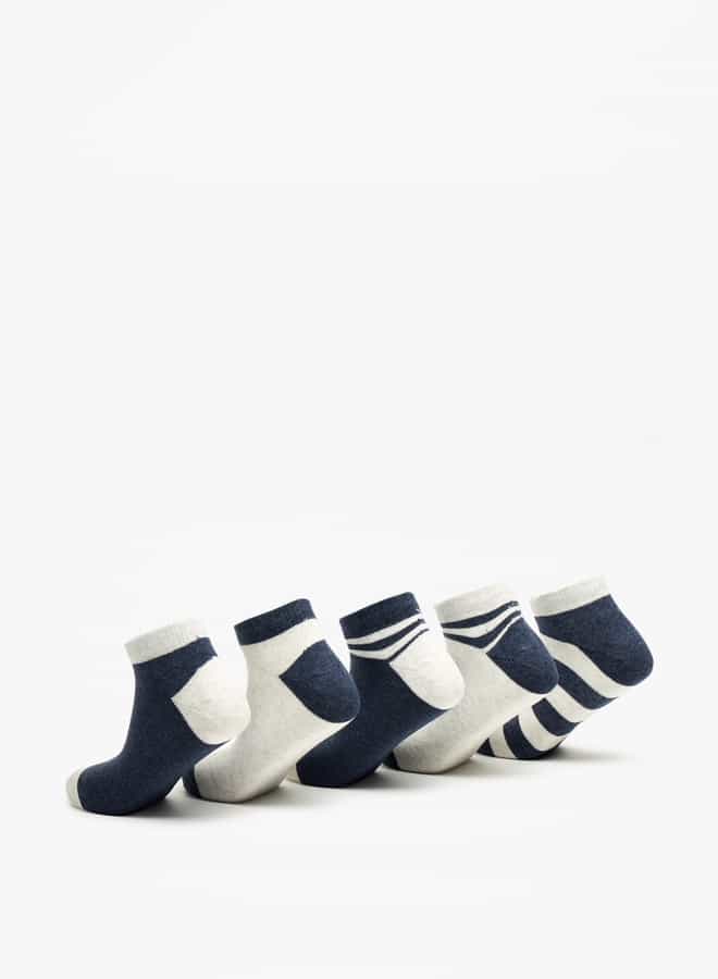 LBL by Shoexpress Girls Printed Ankle Length Socks - Set of 5  - Image 3