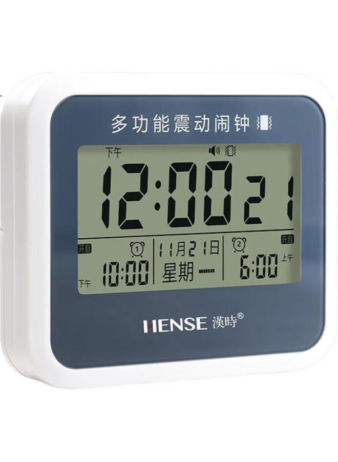 Hense Multi-Functional Vibrating Alarm Clock Student Special Wake-Up Artifact Countdown Timer Clock Alarm Clock Ha07 - Image 3