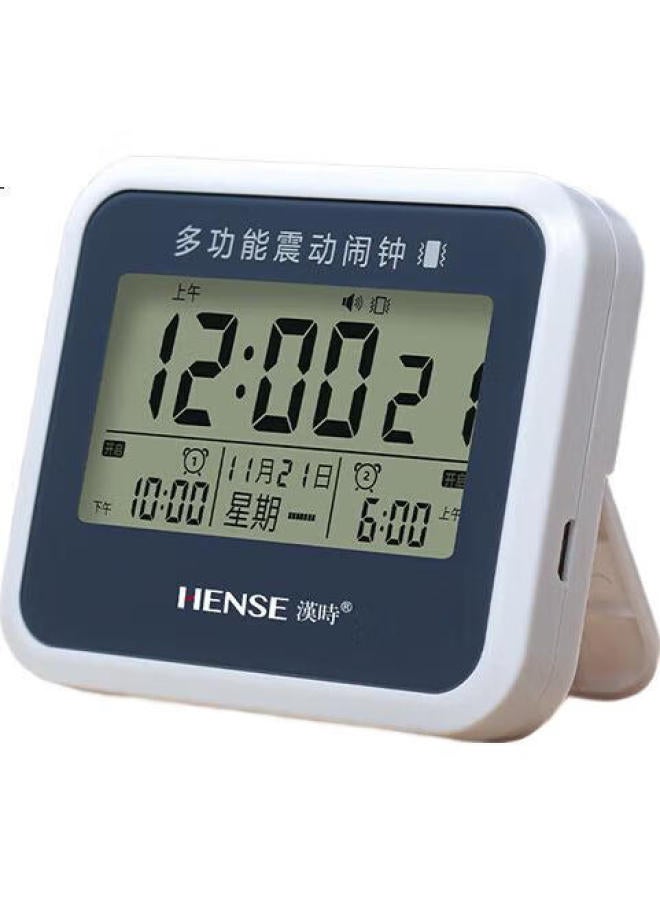 Hense Multi-Functional Vibrating Alarm Clock Student Special Wake-Up Artifact Countdown Timer Clock Alarm Clock Ha07 - Image 1