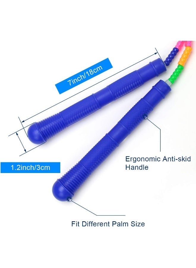 Coolrunner 16 FT Long Jump Rope(1 Pack), Double Dutch Jump Rope, Soft Beaded Skipping Rope for Kids Adults, Plastic Segmented Jump Rope, Long Enough for 4-5 Jumpers - Image 2