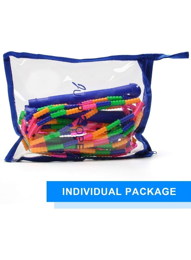 Coolrunner 16 FT Long Jump Rope(1 Pack), Double Dutch Jump Rope, Soft Beaded Skipping Rope for Kids Adults, Plastic Segmented Jump Rope, Long Enough for 4-5 Jumpers - Image 4
