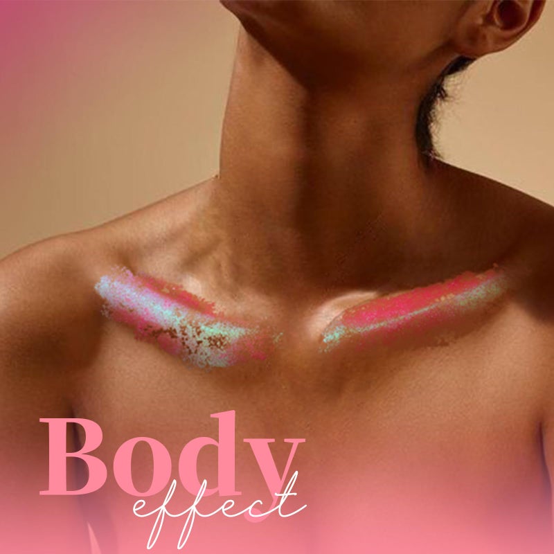 Teenitor Face Glitter, Pink Body Glitter Gel, Holographic Glitter for Face and Body, Hair, Gel Glitter Makeup for Festival Party Cheer Glitter - Image 4