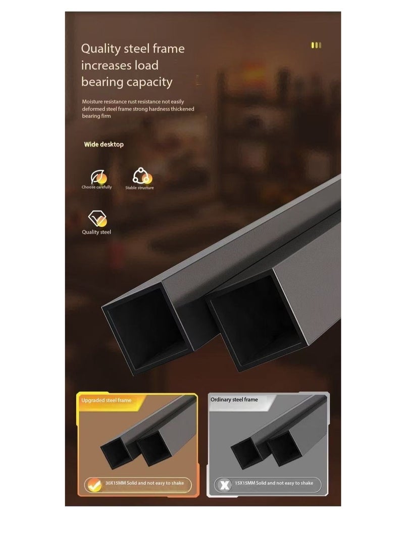 Desktop Computer Desk, K-Type White Computer Desk，Simple Game Table for Home Bedroom Table, Student Writing Study Table, Ergonomic Large Gaming Desk Computer Desk K-Shaped Gaming Table PC Gaming Workstation Home Office Desks Space-saving Easy to Assemble(white,120 * 60cm)