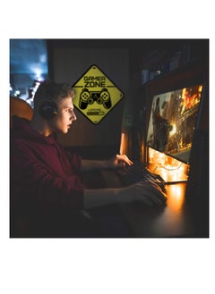 RYN Gamer Zone door sign sticker wall art bedroom boys room gaming decor wallpaper decal stickers boy game vinyl decoration baby kid accessories bedroom kids decals video game loading removable controller 30X30CM  - Image 3