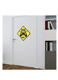 RYN Gamer Zone door sign sticker wall art bedroom boys room gaming decor wallpaper decal stickers boy game vinyl decoration baby kid accessories bedroom kids decals video game loading removable controller 30X30CM  - Image 5