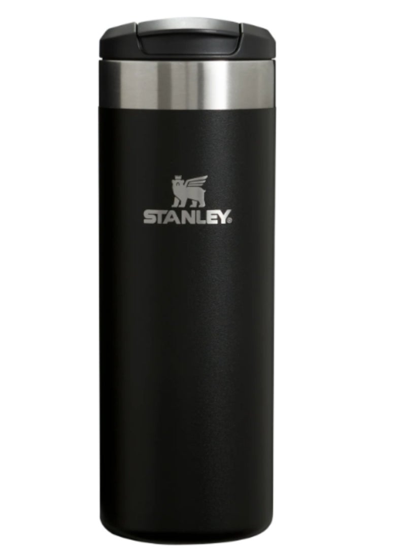 ستانلي كوب ستانلي 470 مل / 16 أونصة AeroLight™ أسود - كوب سفر معزول من الفولاذ المقاوم للصدأ مانع للتسرب، يحافظ على المشروبات ساخنة وباردة، خفيف الوزن - Image 1