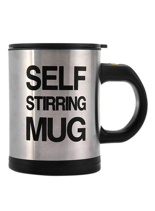 Self Stirring Electric Coffee Mug Black/Silver 350ml  - Image 1