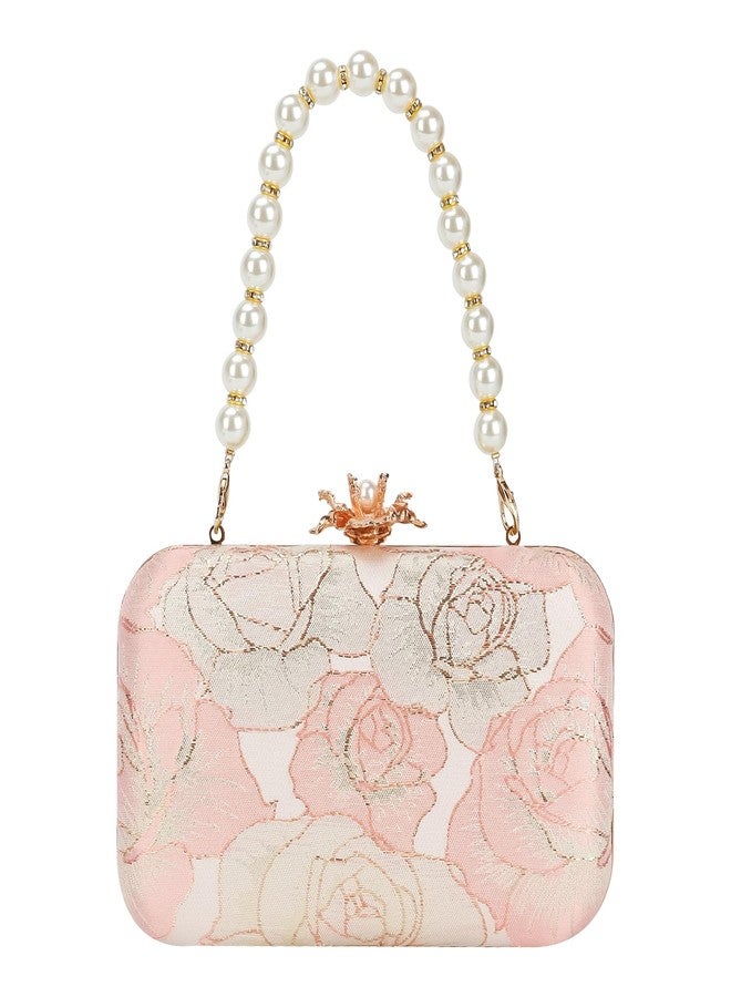 DA BODAN Womens Vintage Floral Embroidery Clutch Evening Handbag Shoulder Bags Purse for Wedding Party Prom - Image 1