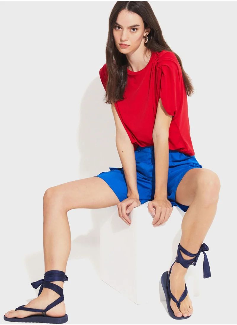 JUNE High Waist Shorts