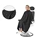 Minewill Professional Salon Barber Cape for Men/Women - Hairdressing Waterproof Hair Cutting Cape with Adjustable Snap Closure,Salon - Image 2