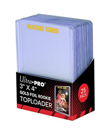 Ultra Pro 3" X 4" Rookie Gold Toploader 25ct - Image 5