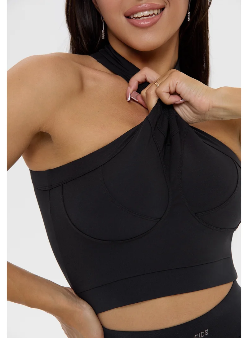 Bona Fide Atomic Top Black Atomic Sports Bra for Women for Women | Best Price UAE