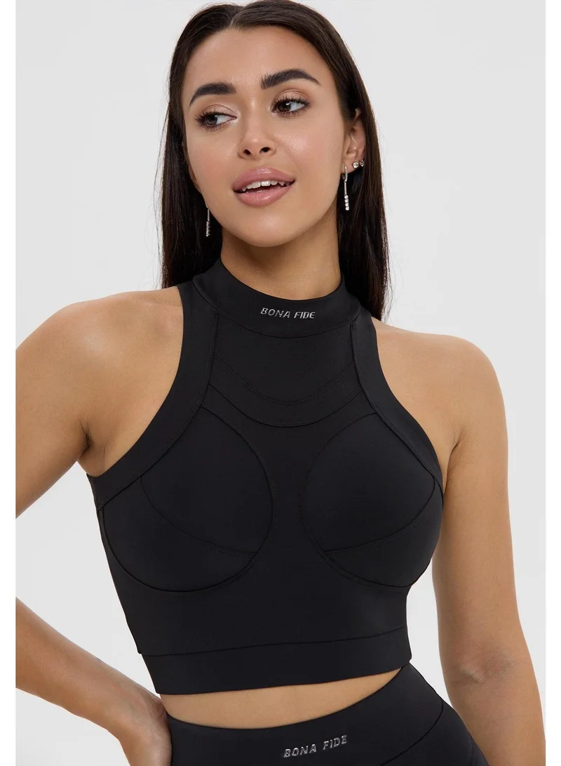 Bona Fide Atomic Top Black Atomic Sports Bra for Women for Women | Best Price UAE