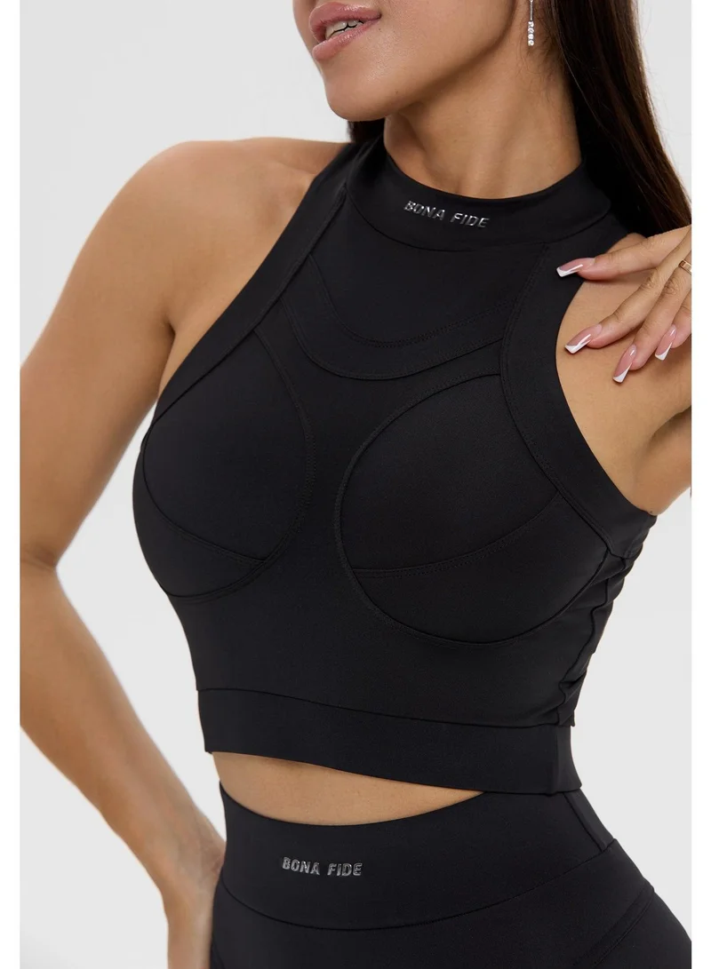 Bona Fide Atomic Top Black Atomic Sports Bra for Women for Women | Best Price UAE