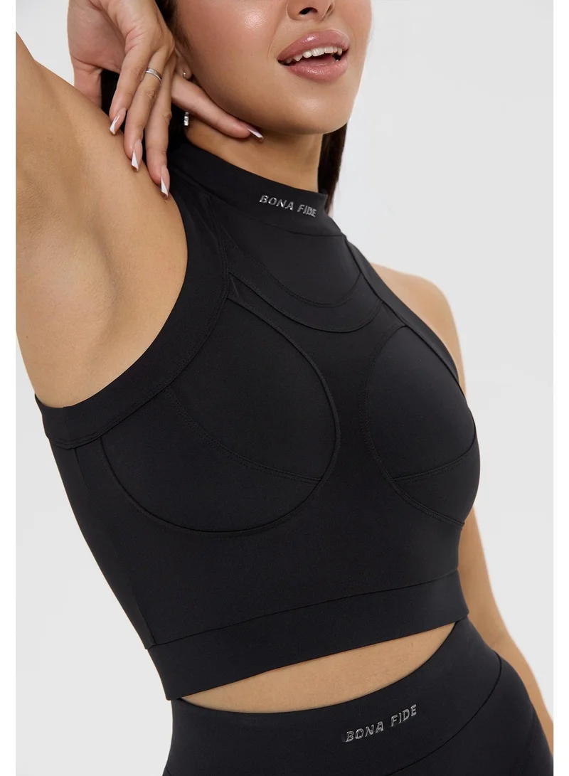 Bona Fide Atomic Top Black Atomic Sports Bra for Women for Women | Best Price UAE