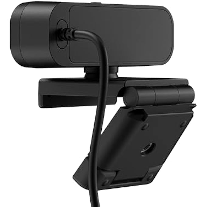 HEWLETT PACKARD WEBCAM 430 FHD 1080P AUTO FOCUS 360° ROTATION FIELD OF VIEW UP TO 85° DUAL NOISE CANCELLING MICROPHONE ZOOM COMPATIBLE PRIVACY SCREEN BLACK - Image 3