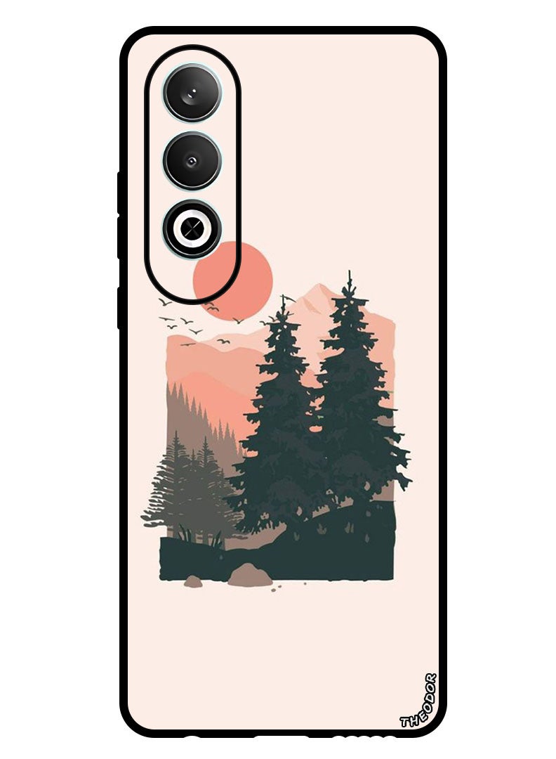 Theodor Protective Case Anti Scratch Shock Proof Bumper Cover For OnePlus Nord CE 4 Nature Art - Image 1