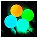 JANESVISSY Glow in The Dark Sticky Balls That Stick to The CeilingStress Balls for Kids and AdultsGlowing Sticky BallsASMR Cool Stuff for TeensElevated BallsCeiling BallsLumi BallsStocking Stuffers4Pcs - Image 3