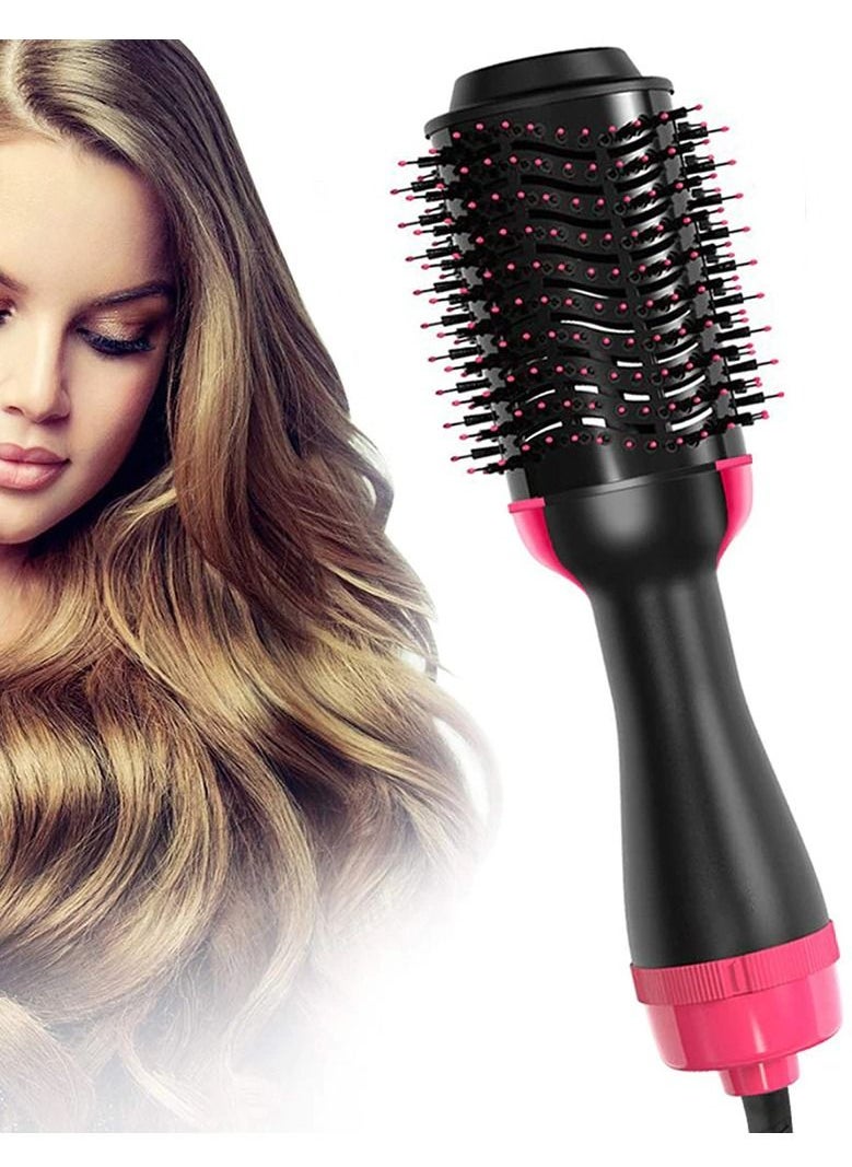 One Step Hair Dryer Volumizer Electric Hot Air Hair Straightener Curler Styling Brush Salon Negative Ion Generator Curling Comb  - Image 1