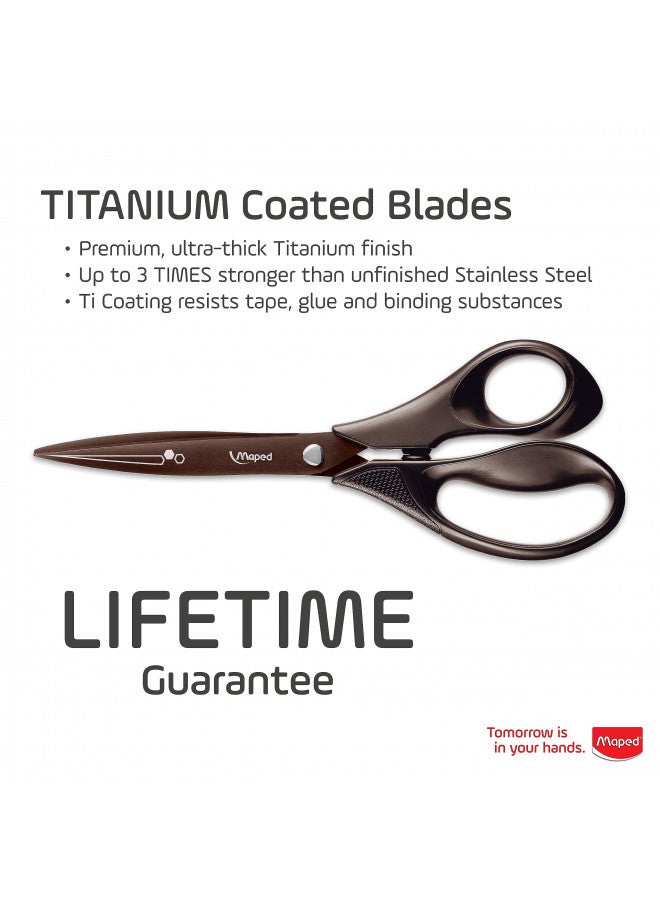 Maped - Expert Titanium Eco-Friendly 8.25 Inch Scissors - Precise Cutting - Recycled - Image 2
