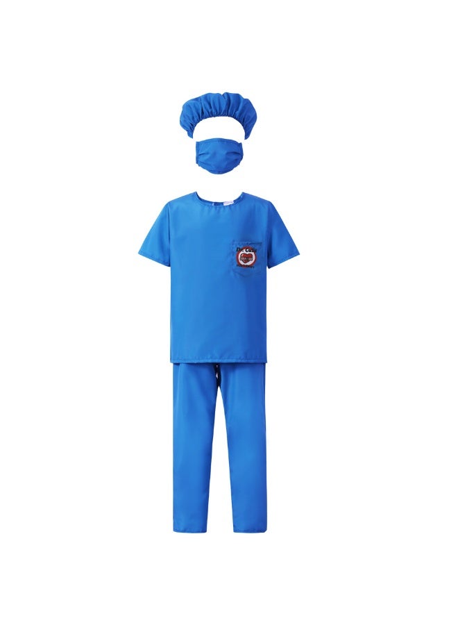 NIBEMINENT The lovely medical doctor hugs the treatment work clothes, children's operating room role-playing performance costumes  - Image 2