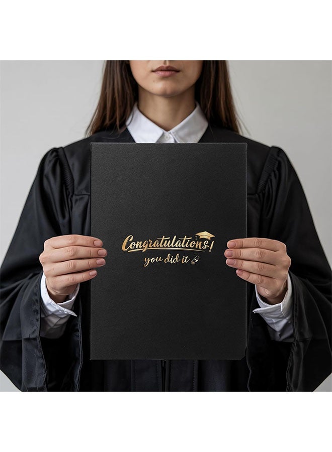 دفتر تذكاري لضيوف حفل التخرج 2025، زينة حفلات التخرج باللونين الأسود والذهبي، لافتة تهنئة بالخريج 2025، ديكور حفلات التخرج، دفتر توقيعات التخرج، لوازم الحفلات، هدايا تخرج جامعية لها - Image 3
