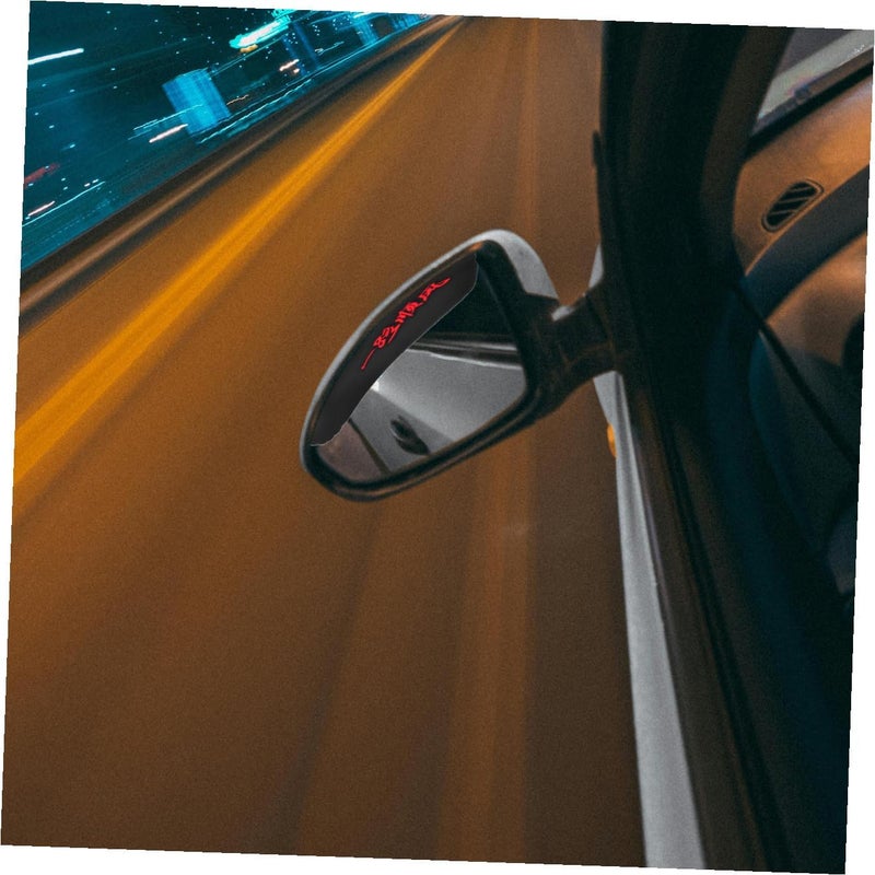 Wear resistant MAGICLULU Car Rear View Mirror Rain Visor Eyebrow, Side Mirror Guard Cover Pvc Weather Shield for Universal Vehicles, Black, 1 Pair, Suitable for All-season Protection All condition fit - Image 5
