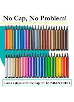 The Pencil Grip Magic Tri Stix Nontoxic And Washable Markers For Kids 48 Set 36 Rainbow + 12 Global Skin Tone Markers Tpg390  - Image 3