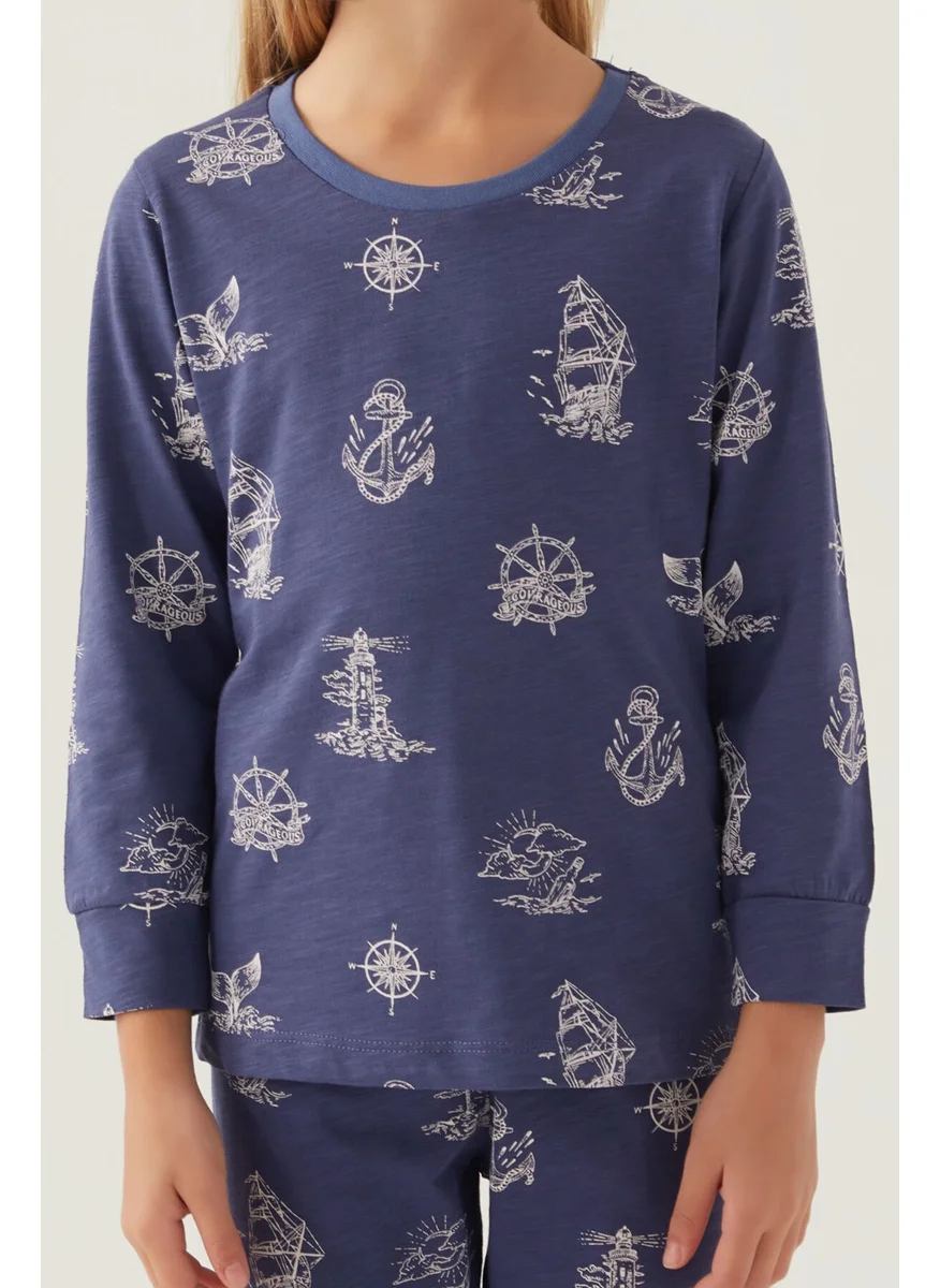 RolyPoly Navy Blue Girls Pajama Set